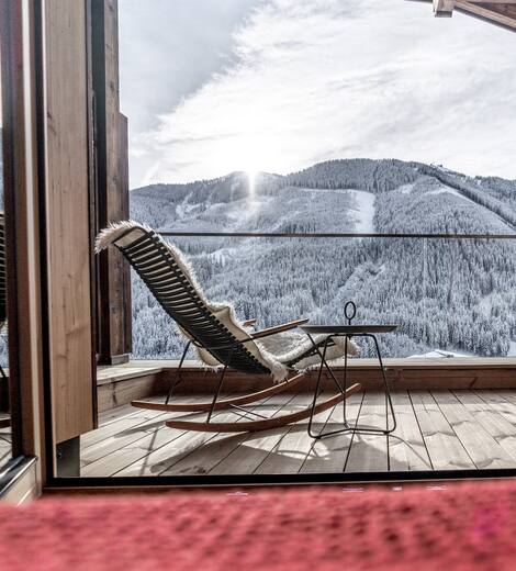 Balkon im Hotelzimmer Astrid
