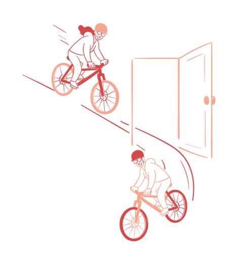 Bike in Bike out Logo