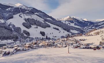 ski slopes in Saalbach